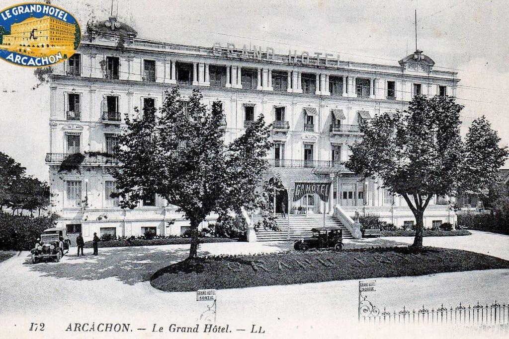 Grand Hotel - Magnifique Appartement Bord De Plage Centrale Arcachon Ngoại thất bức ảnh